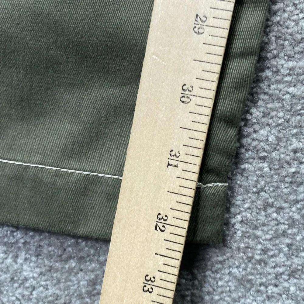 True Religion Cargo SN Pant HS Outline Mens 34 Kalamata Green Contrast Stitch